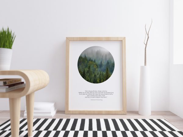 Plakát - Vzdáváme hold lesům - kdo miluje přírodu 2